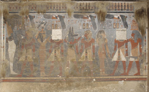 アメンヘテプ3世王墓・E室壁画保存修復前