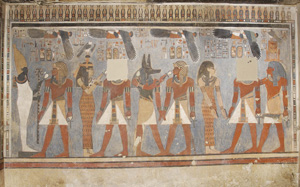 アメンヘテプ3世王墓・E室壁画保存修復後