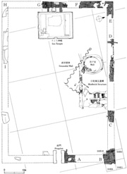 イシス神殿遺構図
